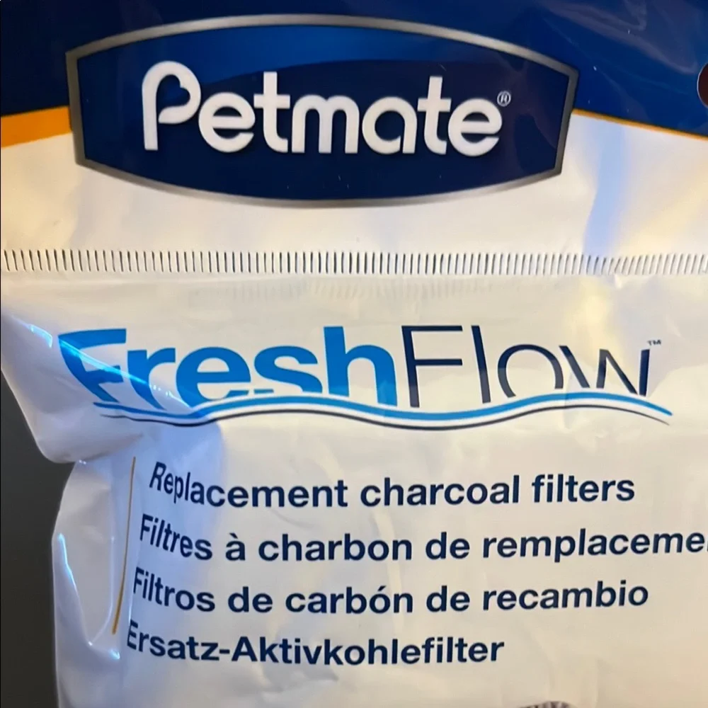 Petmate FreshFlow Replacement Charcoal Filters - 6 Pack